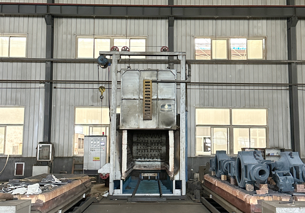 Chamber type resistance heat treatment furnace