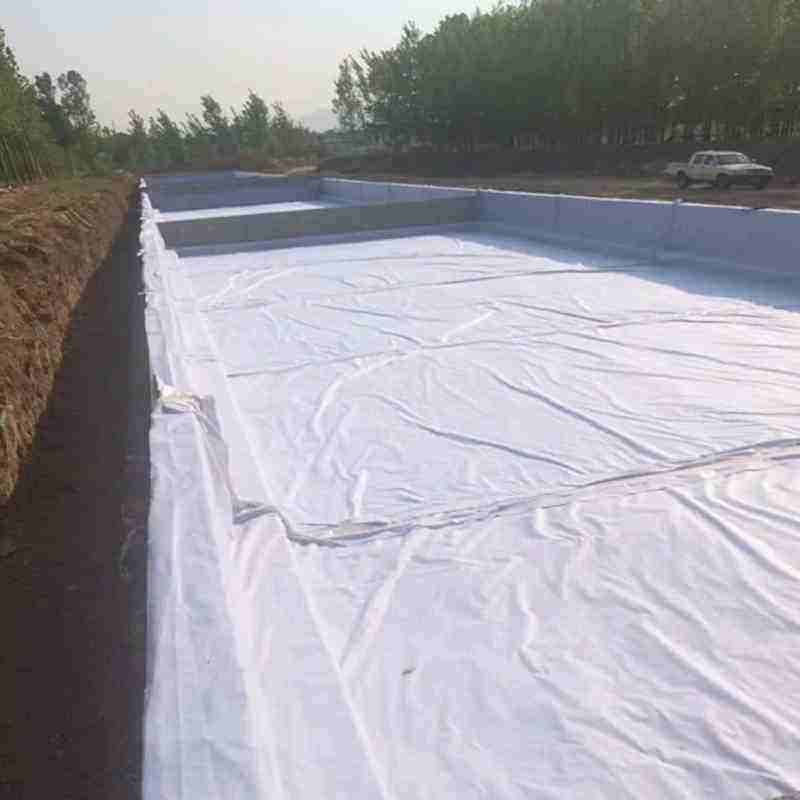 100% PP Staple Fiber Needle Punched Non Woven Geotextile for Road Construction