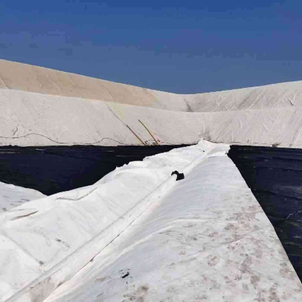 Ground reinforcement of roads and railways using PP filament non-woven geotextile
