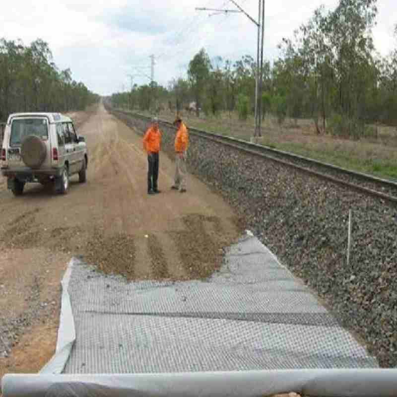 Composite Fiberglass Geogrid Designed to lmprove Soil Stability Reinforce Weak Soils
