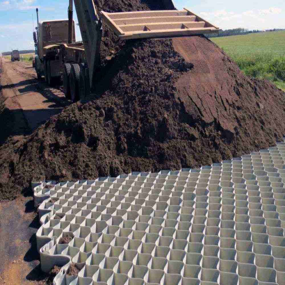 HDPE Geocell for Retaining Wall Road Construction Low Cost Gravel Stabilizer Grid