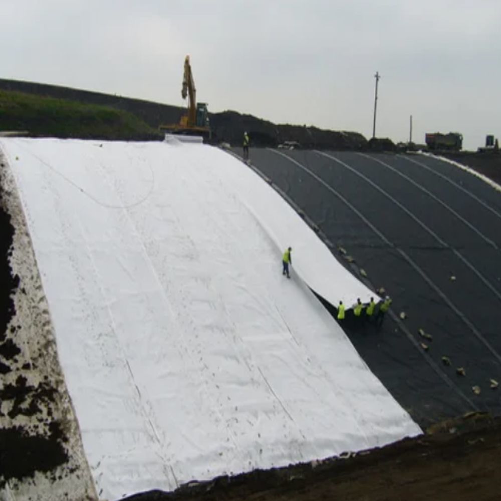 Continuous Filament Needle Punched Long Fiber Pp Filament Nonwoven Geotextile for Airport Paving Road