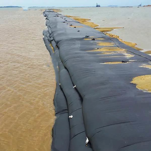 Protección costera y control de inundaciones bolsas geotécnicas rellenas de arena geotecnia sin tejer tuberías geotécnicas