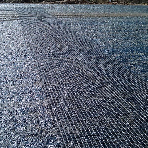 PVC de alta resistencia de Geogrid del poliéster cubierto para el refuerzo del suelo y la estabilización de la fundación