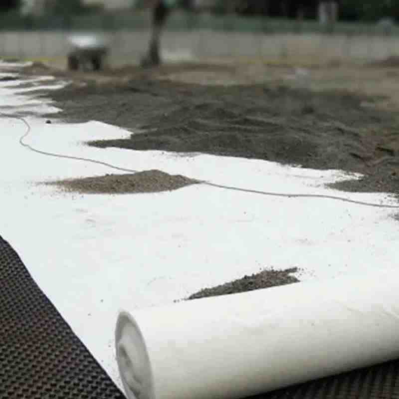 Precio asequible de la tela Geotécnica no tejida de aguja de poliéster pp 200gsm