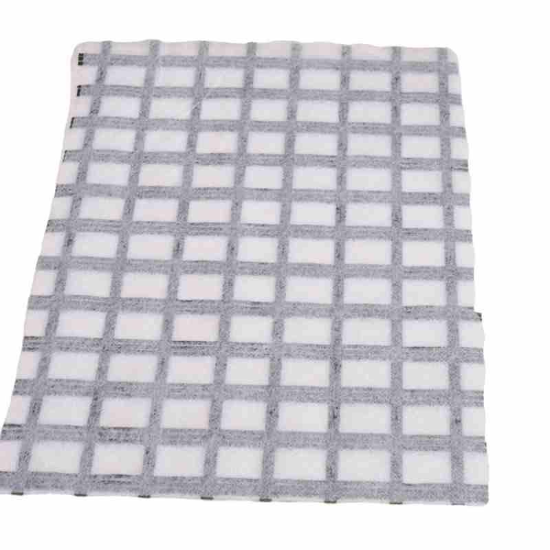 Composite Fiberglass Geoqrid Asphalt Pavement mprovement 30kN Pet Geogrid