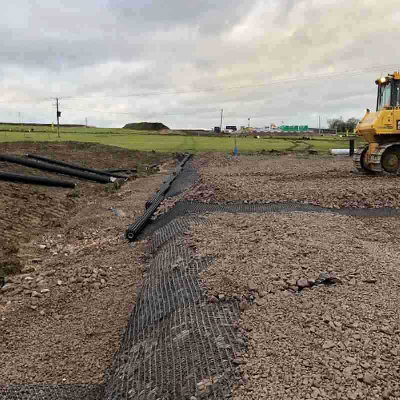 Fiberglass Plastic Geogrid for Soil Reinforcement Polypropylene Geogrid