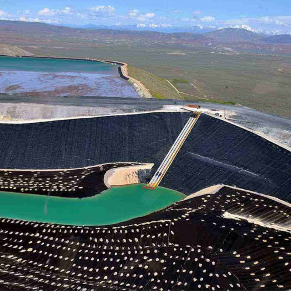 Revestimiento de la piscina de película impermeable de película Geotécnica de la presa resistente al desgarro para la fabricación de minas