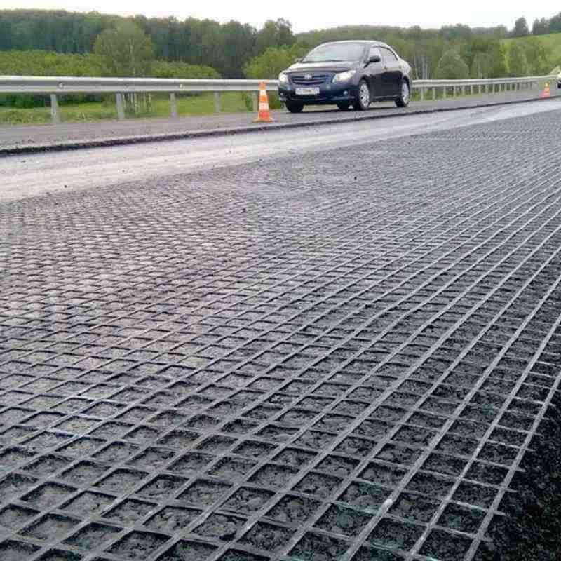 Polyester Geogrid 200/200kn/M for Road Airport Railway Slope lso Certified