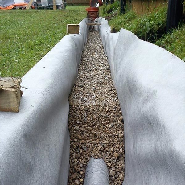 Needle-Punched Nonwoven Geotextile Pet Staple Fiber