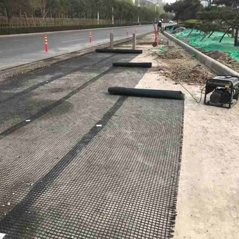 Fiberglass Geogrid (Warp Knitting) for Asphalt Overlay Reinforcement Purpose