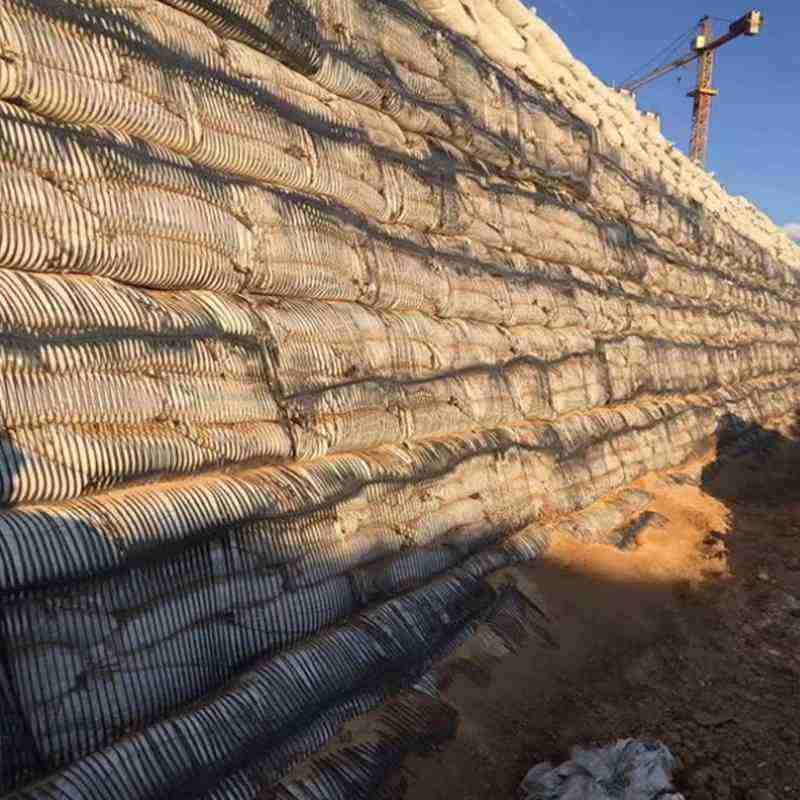 PP / PE / HDPE geomalla de un solo eje geomalla de plástico de un solo eje geomalla de ingeniería civil suelo de rejilla cóncava de un solo eje
