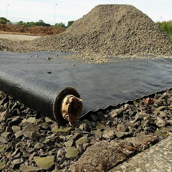 320g 150-50kn Pet High Strength Woven Geotextile Fabric