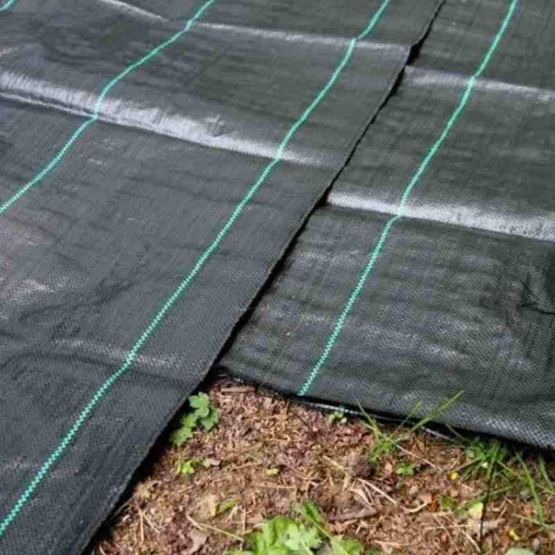 PP woven geotextile membrane ground cover mesh weed mat roll anti grass weed