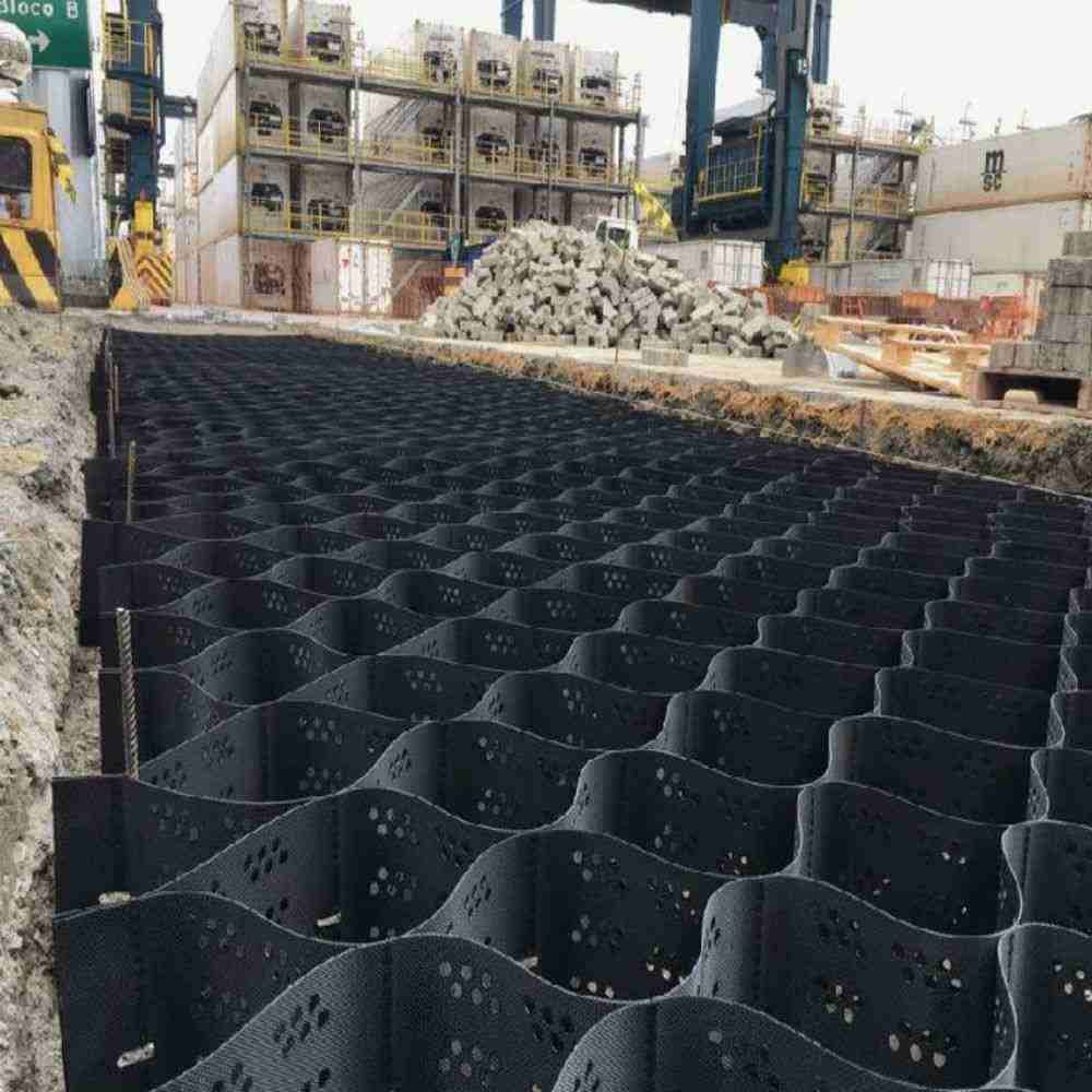 High honeycomb black plastic hdpe geocell price plastic geocell