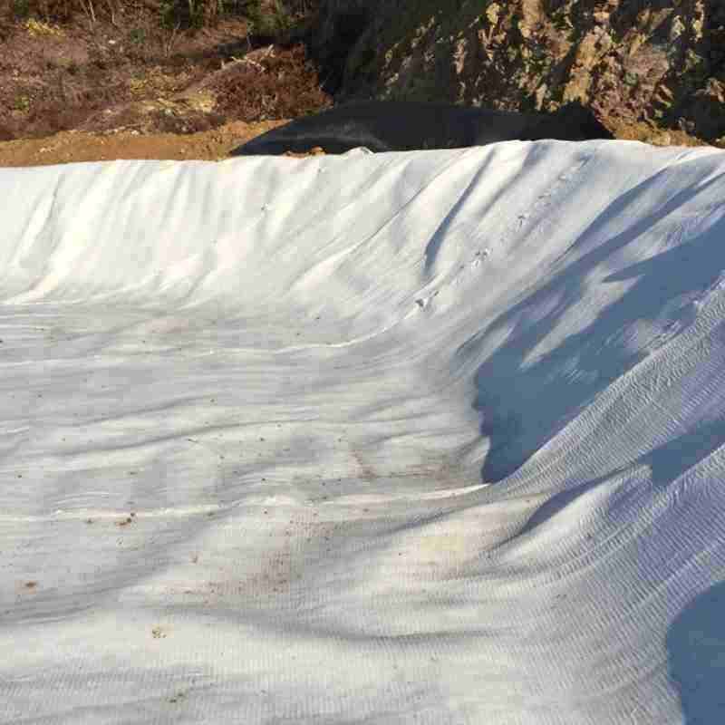 200GSM Pet Stable Fiber Non Woven Geotextile Filtration Fabric for Railway Road