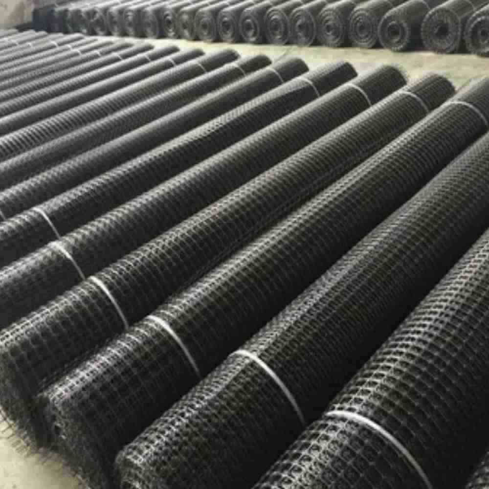 Earth Plastic Soil Stabilizer PP  Biaxial Geogrid Price Gravel Ground Grid for Road Construction