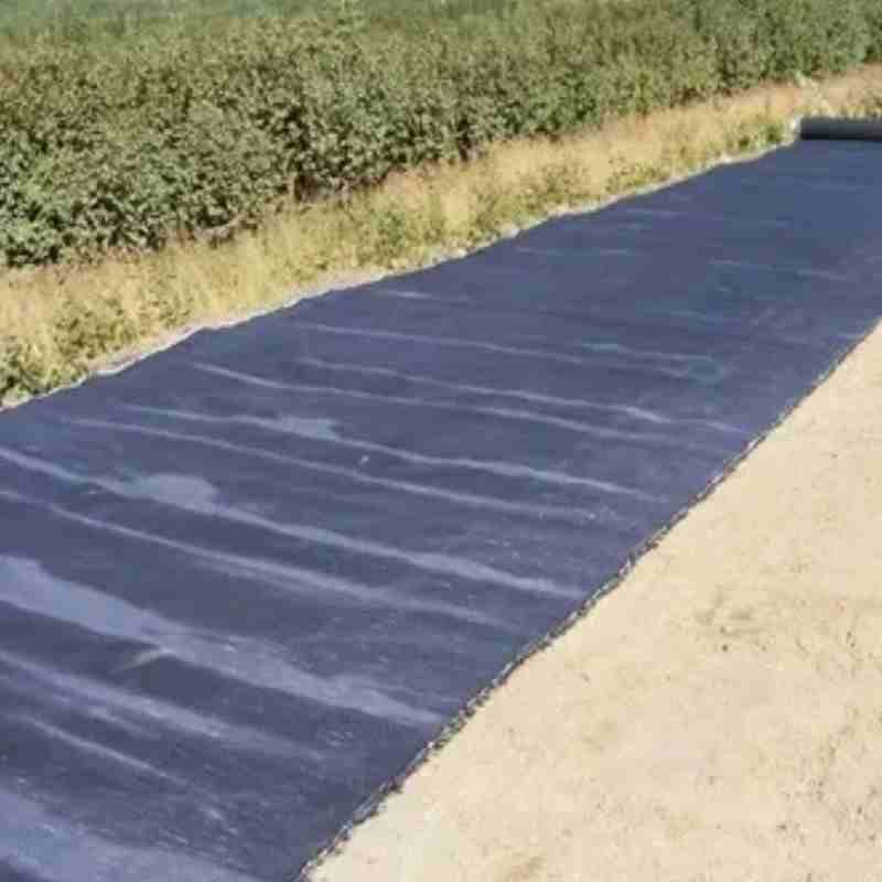 200g / m2 protección ultravioleta alfombras de malas hierbas al por mayor vallas de barro vallas de tela negra plásticos PP tejidos geotextiles
