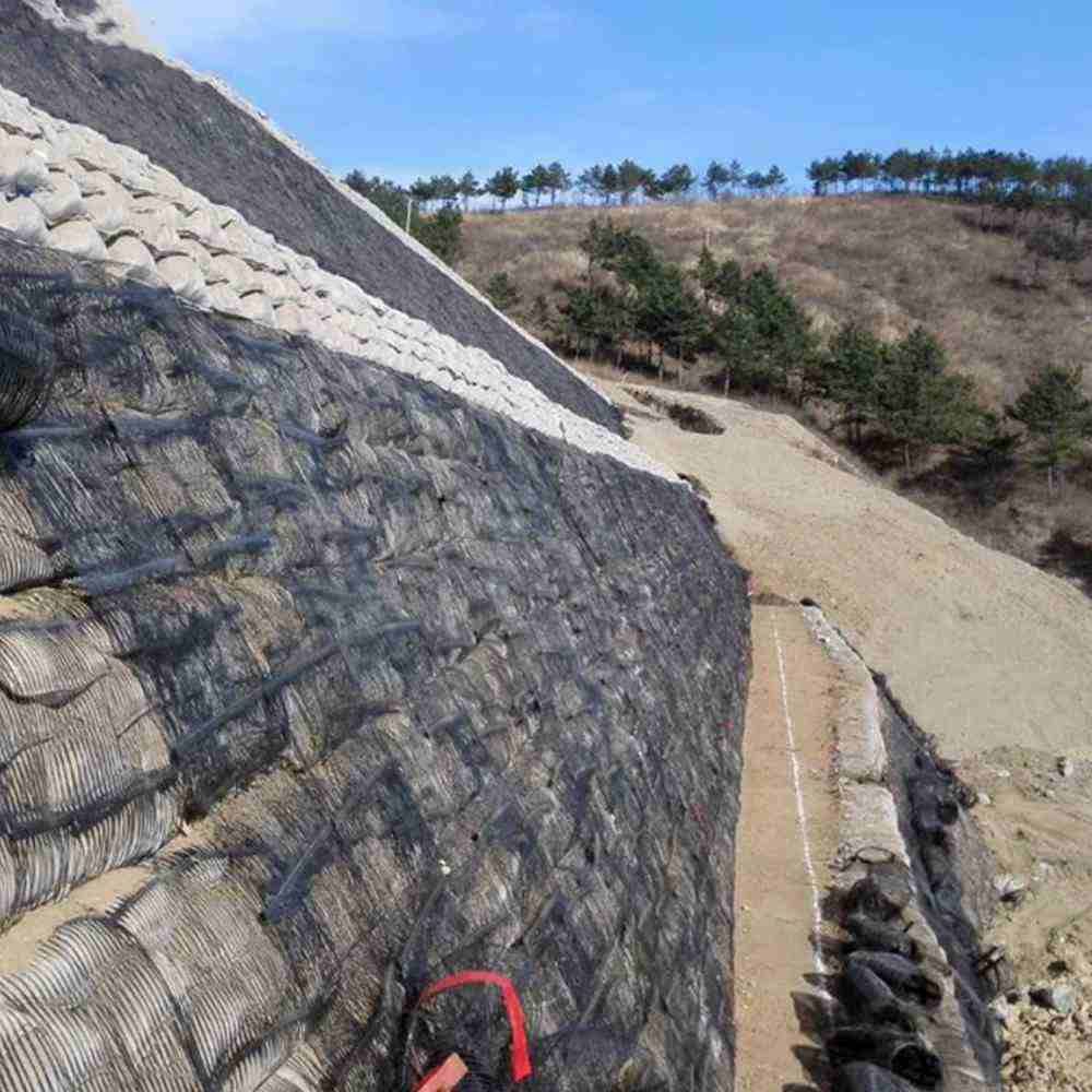 New Materials HDPE Uniaxial Geogrid PE One-Way Geogrid