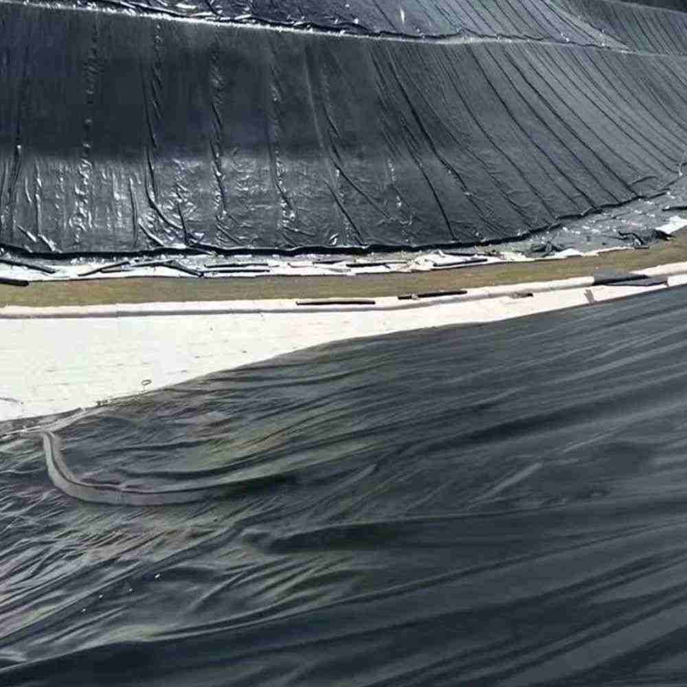 Estanques de peces de película Geotécnica forrados con HDPE de 1 mm de alta calidad