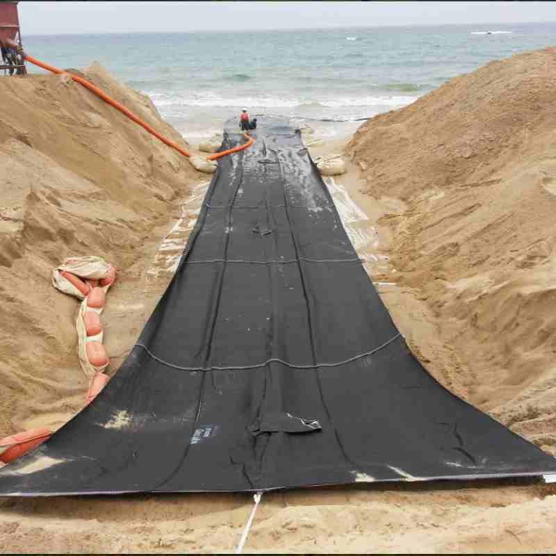 Railway Stability with Reinforcing 350 400 450 500g Pet Filament  Geotextile