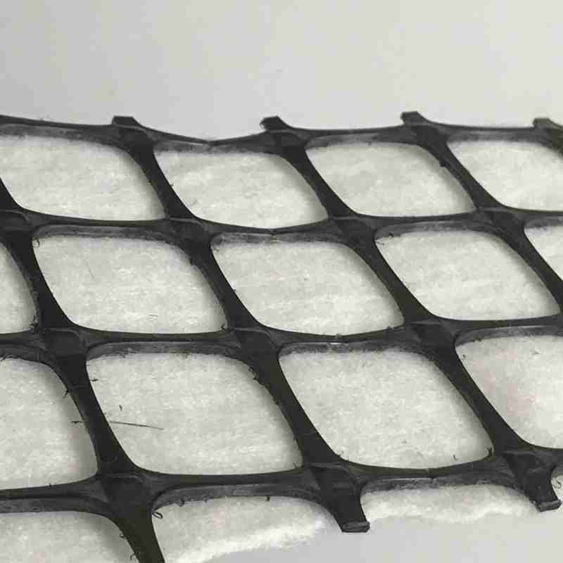 Nonwoven Pet Geotextile Composite Pp Plastic 25kN Biaxial Geogrid