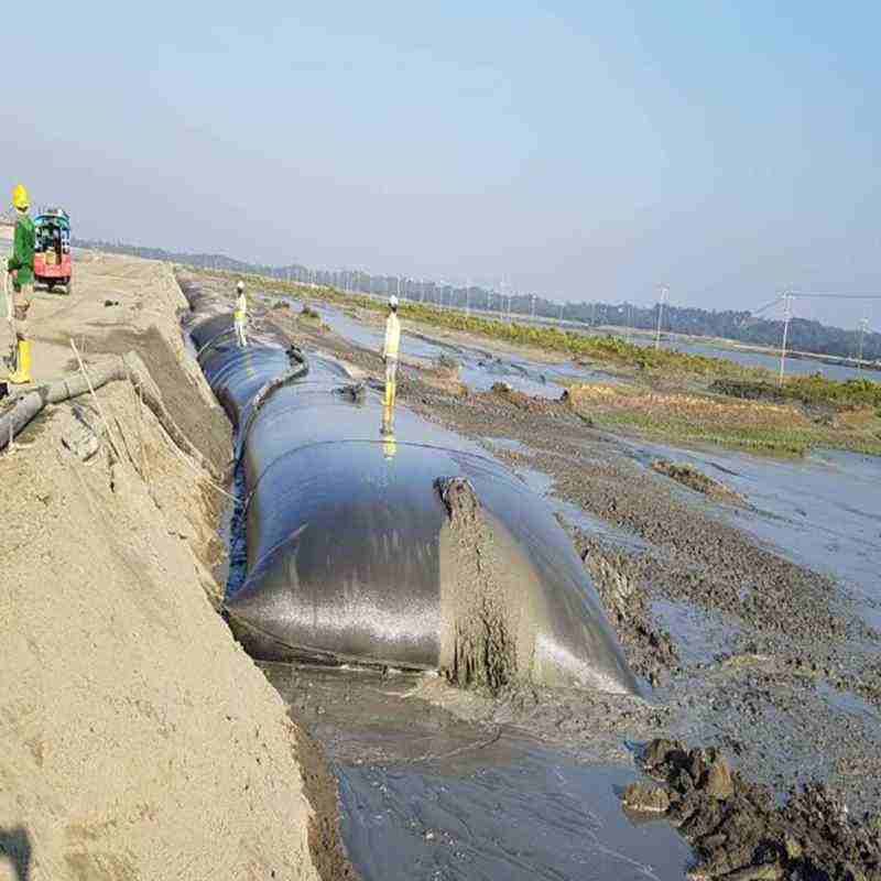 PP Geotube Marine Construction Shoreline Restored