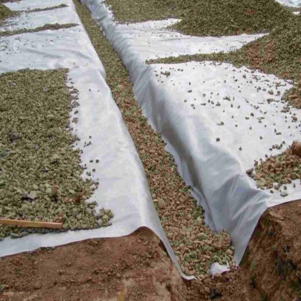 Nonwoven Filtration Geotextile Fabric Pet Filament Geotextile 250G/M2 150G/M2 300G/M2