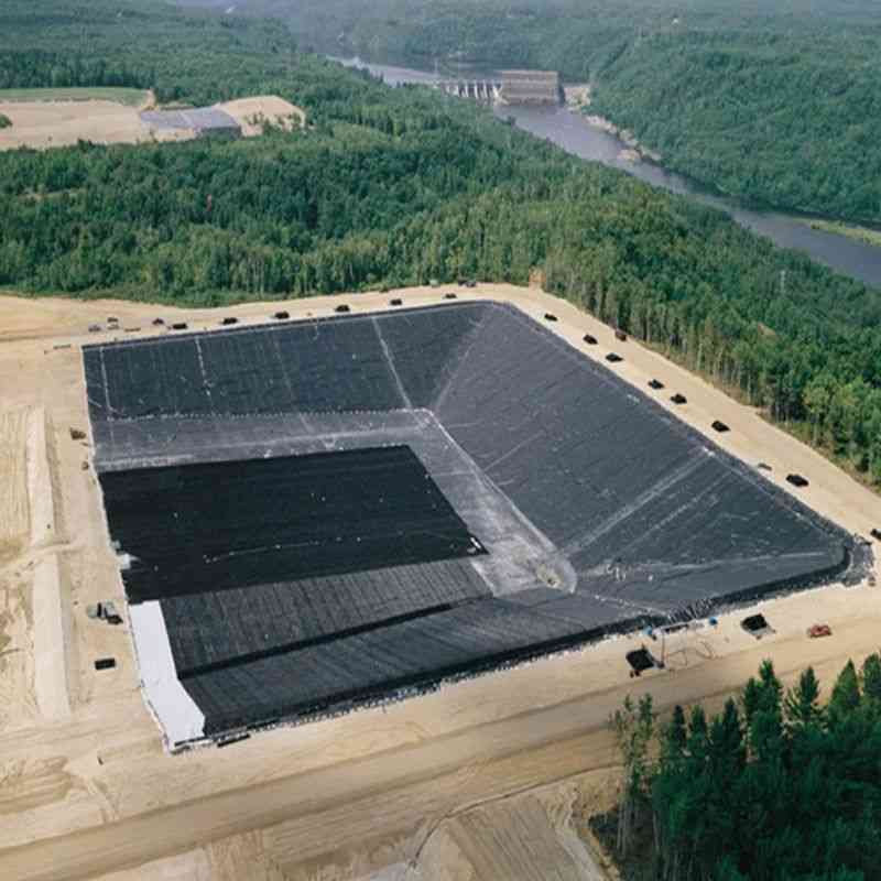 ASTM 1.0mm HDPE Geomembranes HDPE Pond Liner for Aquaculture