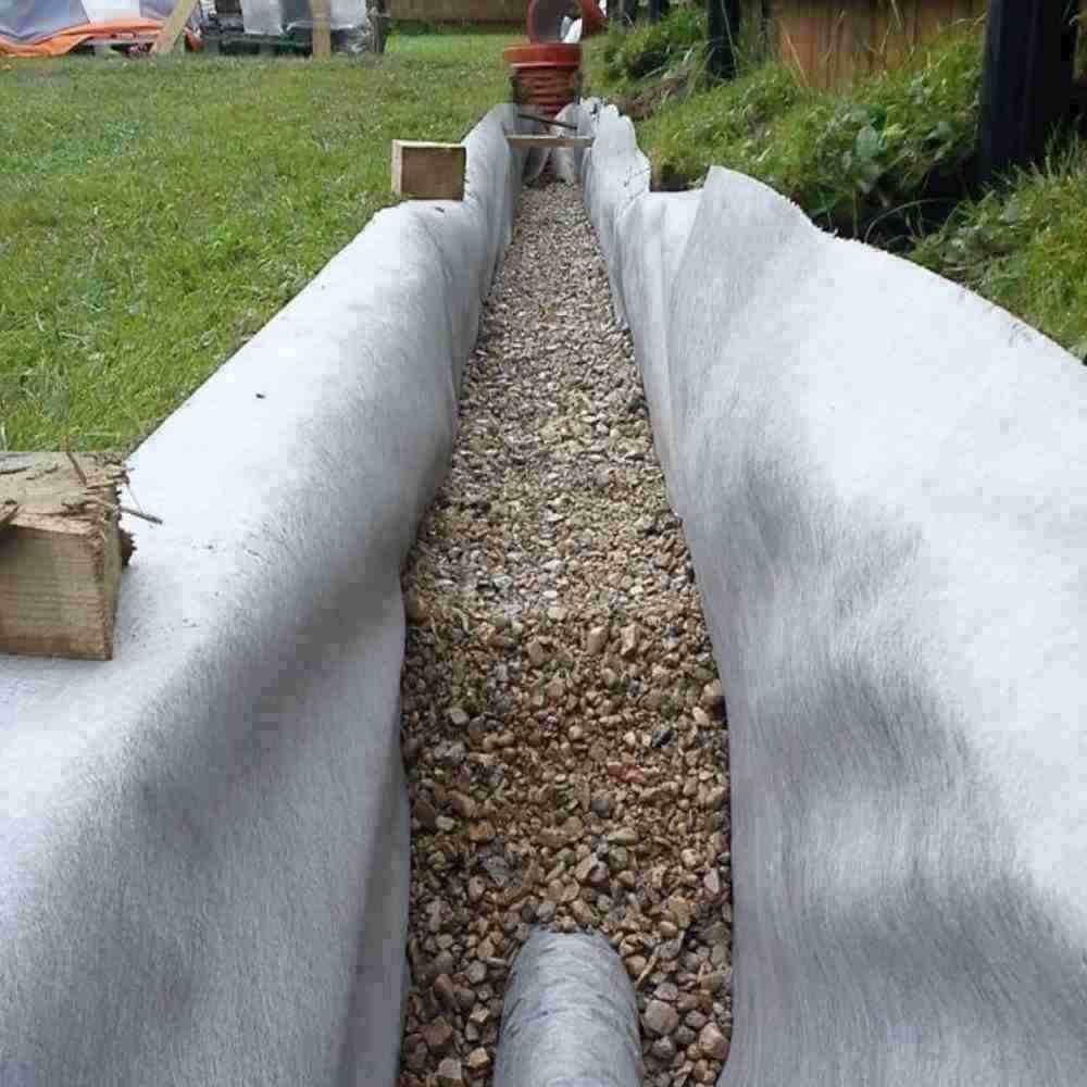 wholesale 150g 200g 250g PP Staple nonwoven geotextile for road construction