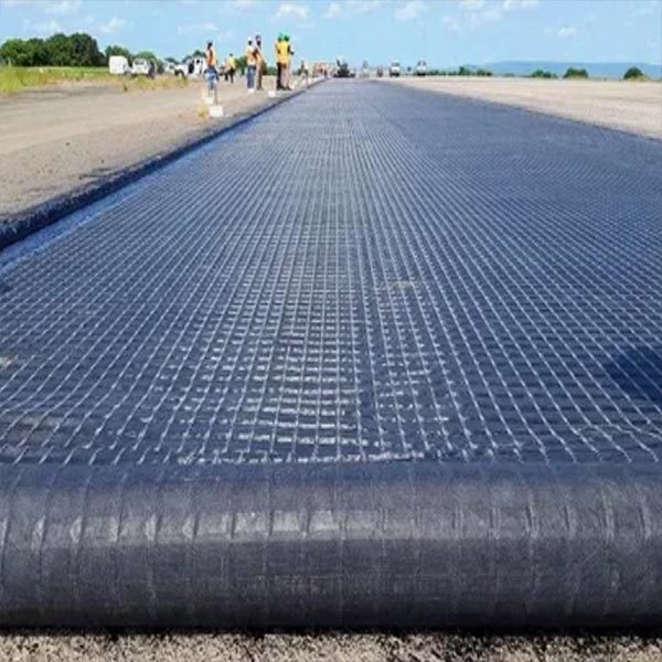 200/200kn/M poliéster urdimbre de punto geomalla fábrica