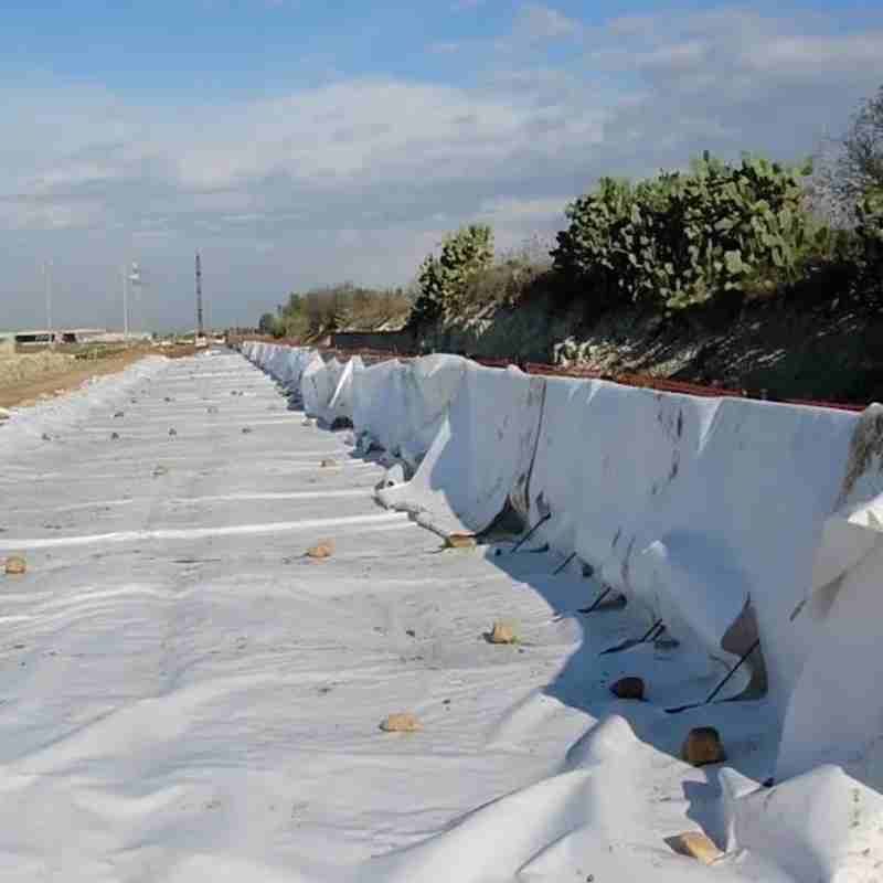 High Strength Polyester Needle Punched staple Non Woven Geotextile