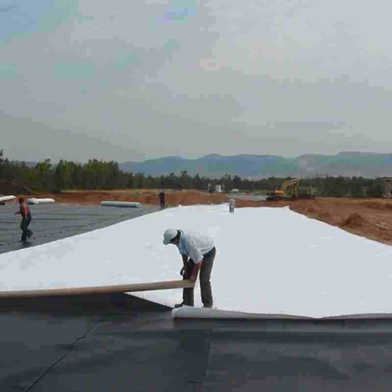 Filtration and Drainage Pet Continuous Filament Non-Woven Geotextile Hot Heated