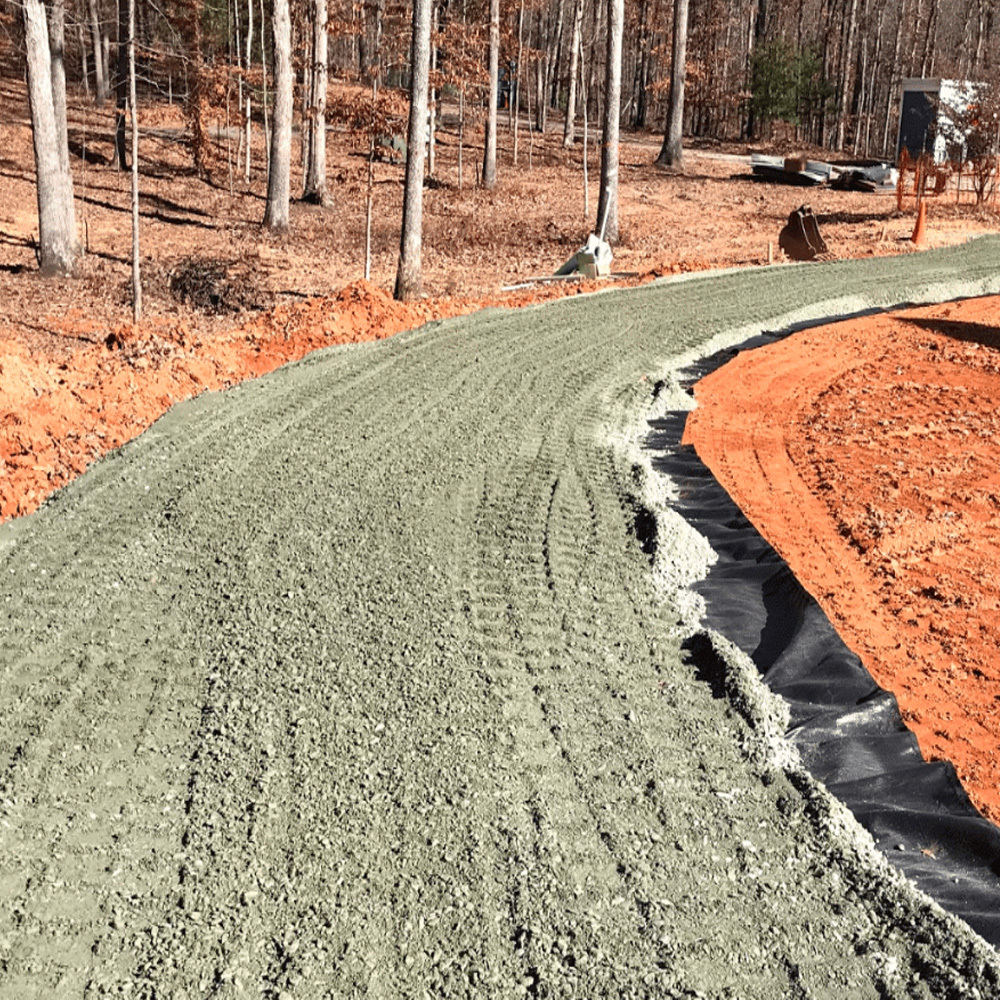 Nonwoven Geotextile 350g PET Staple Fiber Fabric For Road Construction