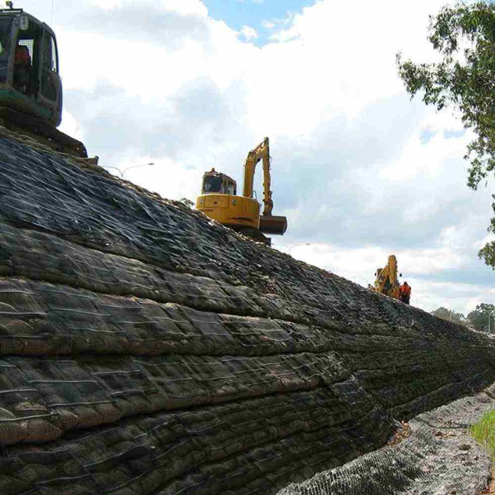 180kn/M Highway PP HDPE Uniaxial Plastic Geogrid Price