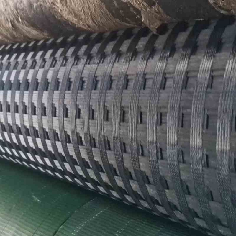 High Strength Fiberglass Plastic Geogrid for Soil Reinforcement