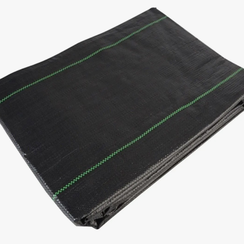 Factory Supply White Black PP Polypropylene Woven Geotextile for Road Construction