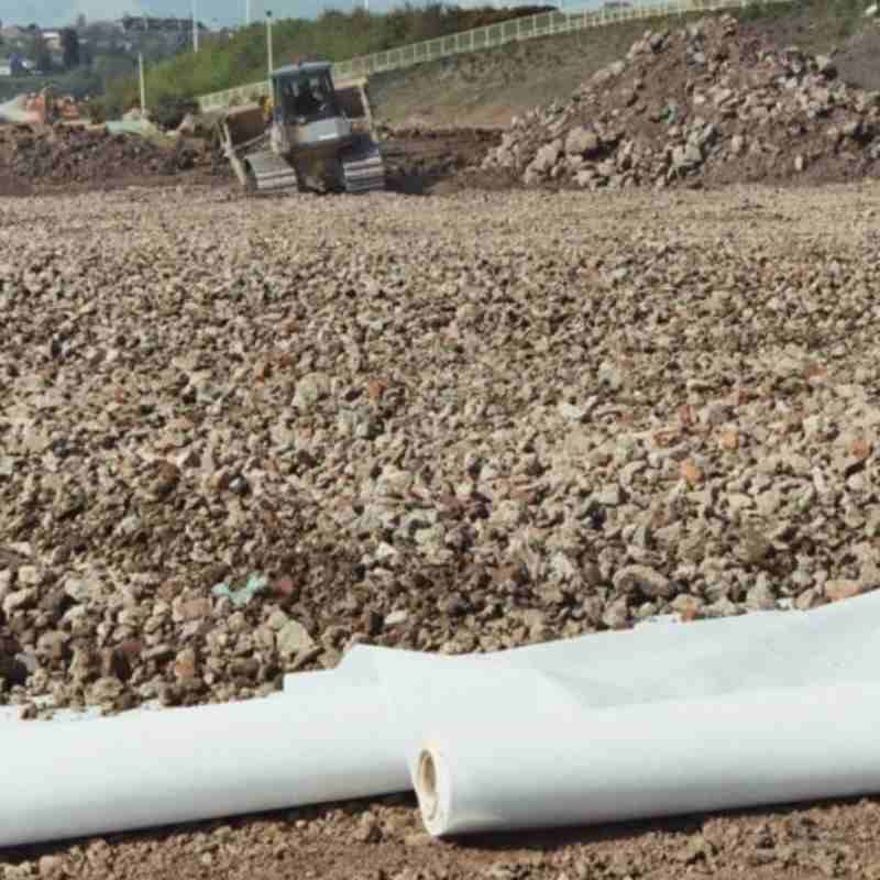 Nonwoven Pet Filament Geotextile Layer for Road Construction Project