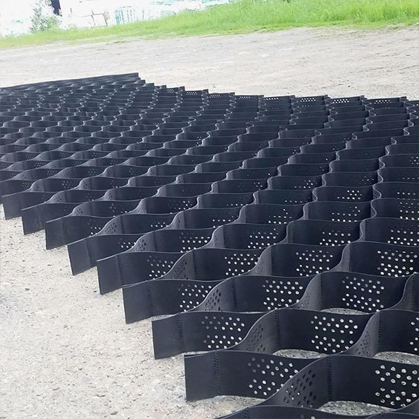 100-445 Factory Price Ultrasonic Welding HDPE Gravel Grid Geocell for Soil Stability