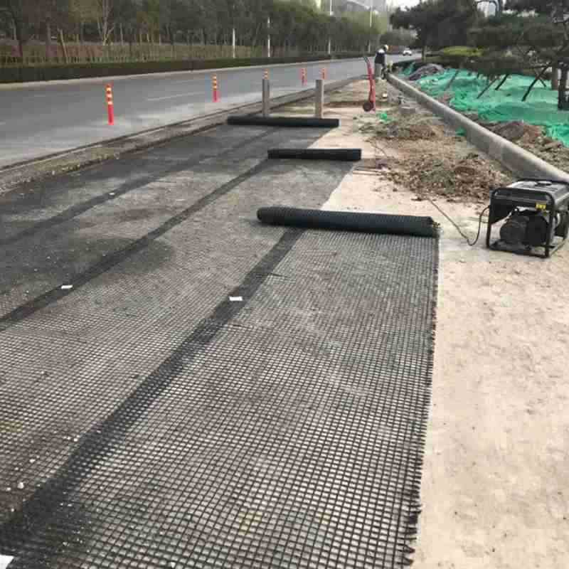 Geogrid Reinforced Road Fiberglass Geogrid for Road Base