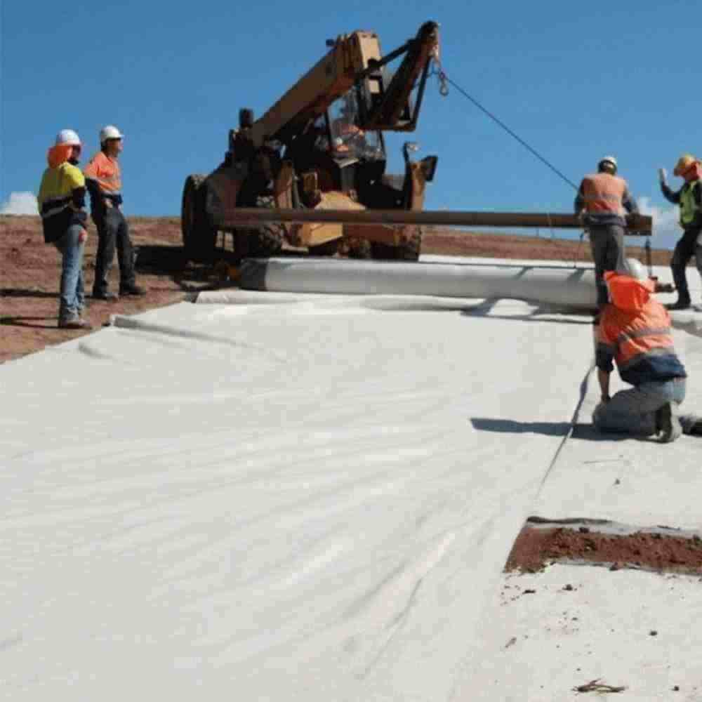 Geotextil de filamento de poliéster no tejido para proyectos de construcción de carreteras en Colombia