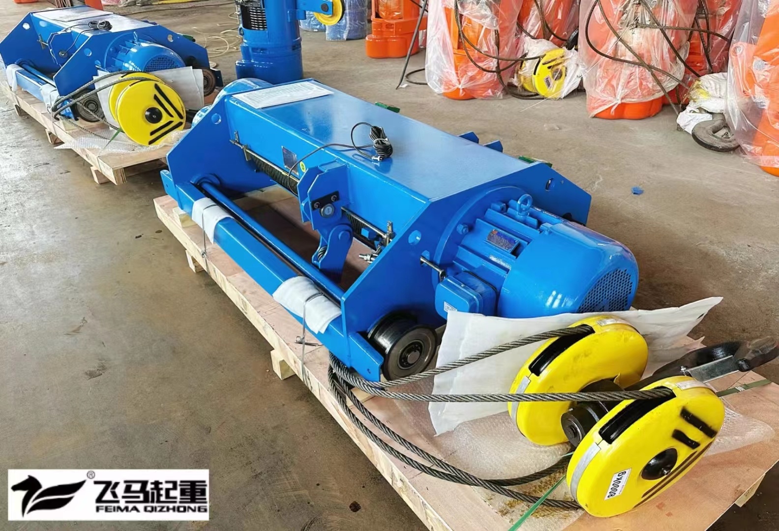 M3 (SGH/SGHS)、M4 (FMSGH/FMSGHS?)型鋼絲繩電動(dòng)葫蘆小車（一體式）