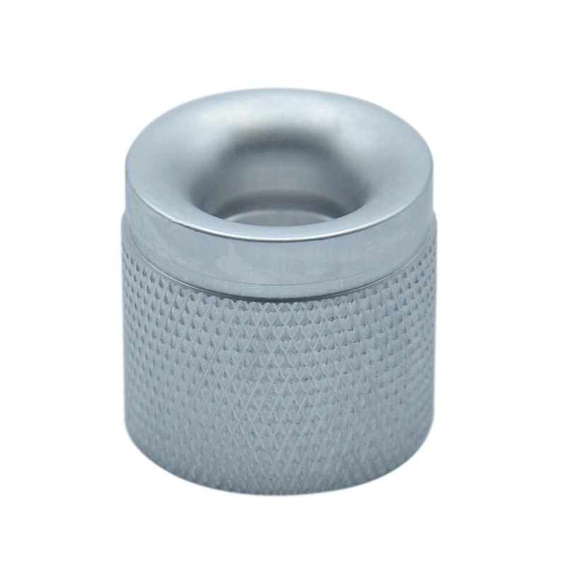 Lathe parts with diamond knurling