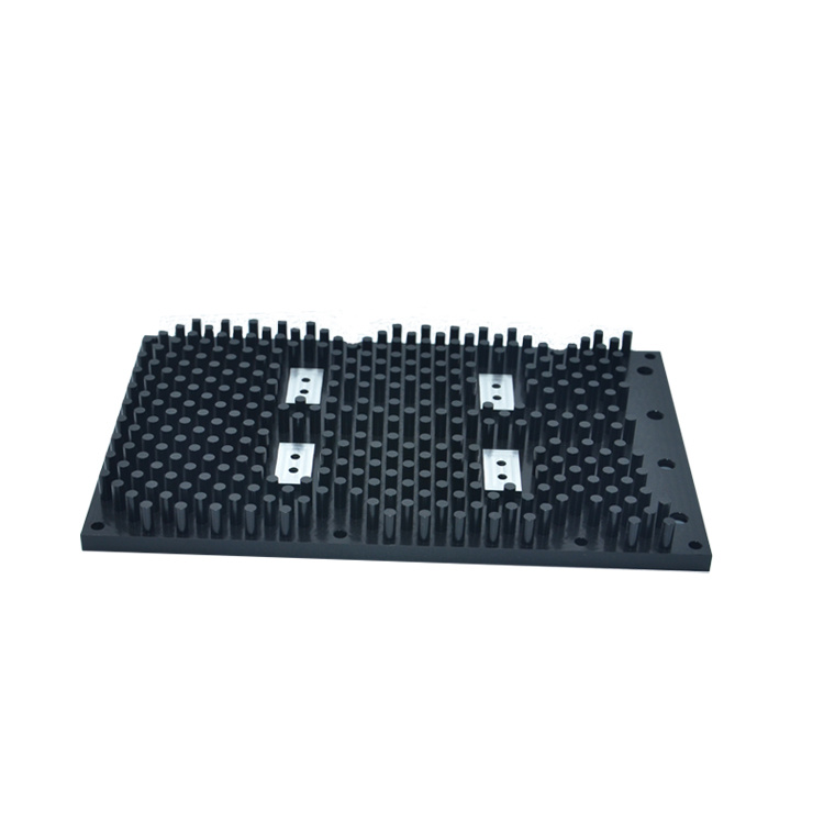 Extrusion parts with ribs heat sink