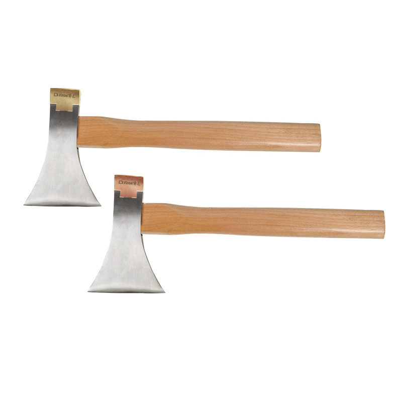 2112 Copper inset axe wooden handle