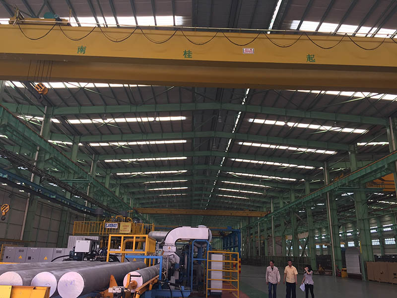 Double girder bridge crane