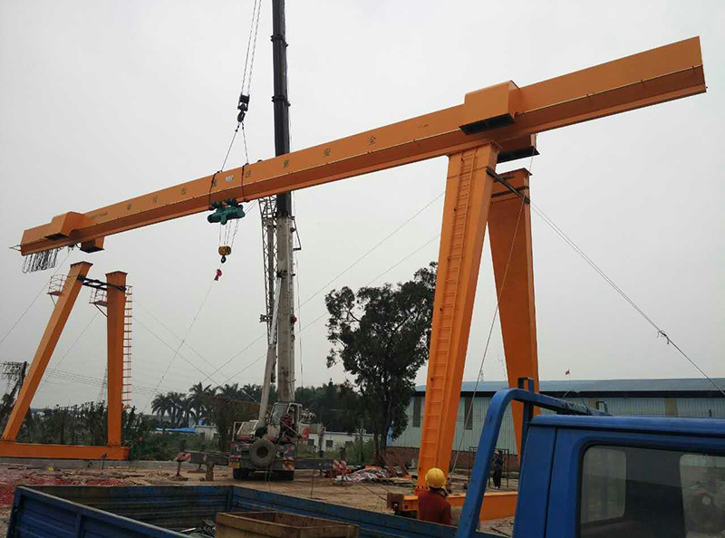 Single girder gantry crane