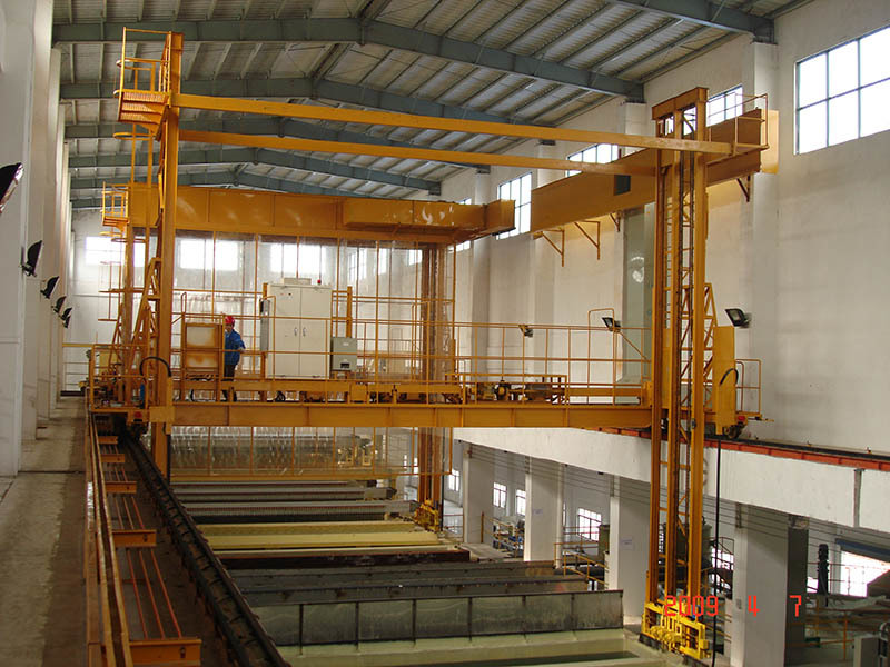 Automatic oxidation crane