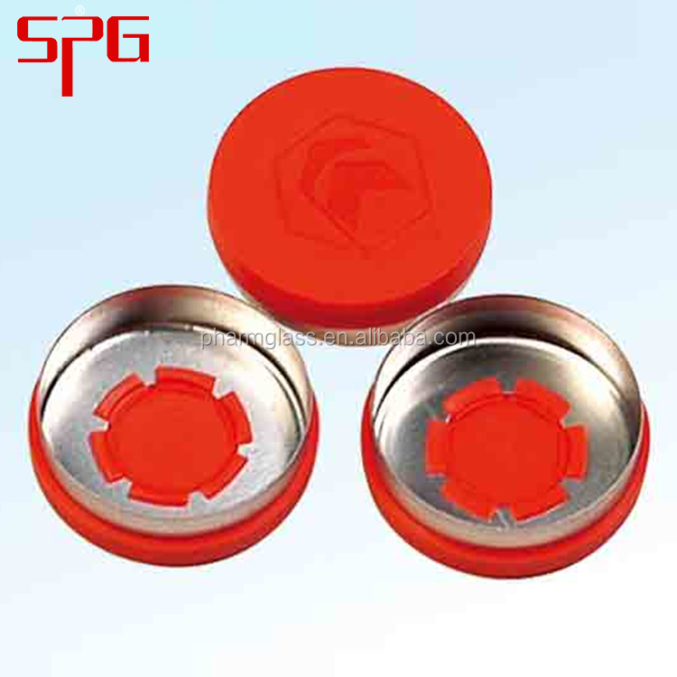 Aluminium plastic multi-cap for rubber stopper sealing