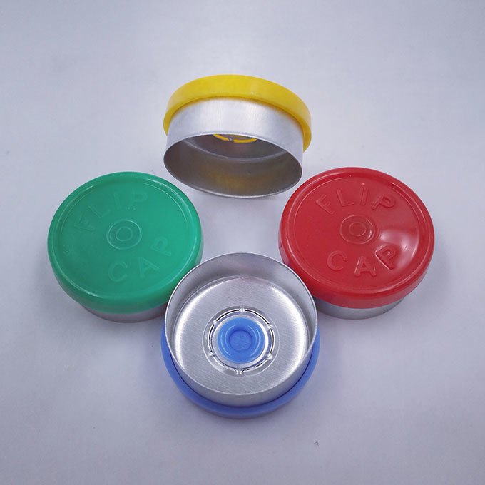 Aluminium Flip Off Seals cap for injection glass bottles